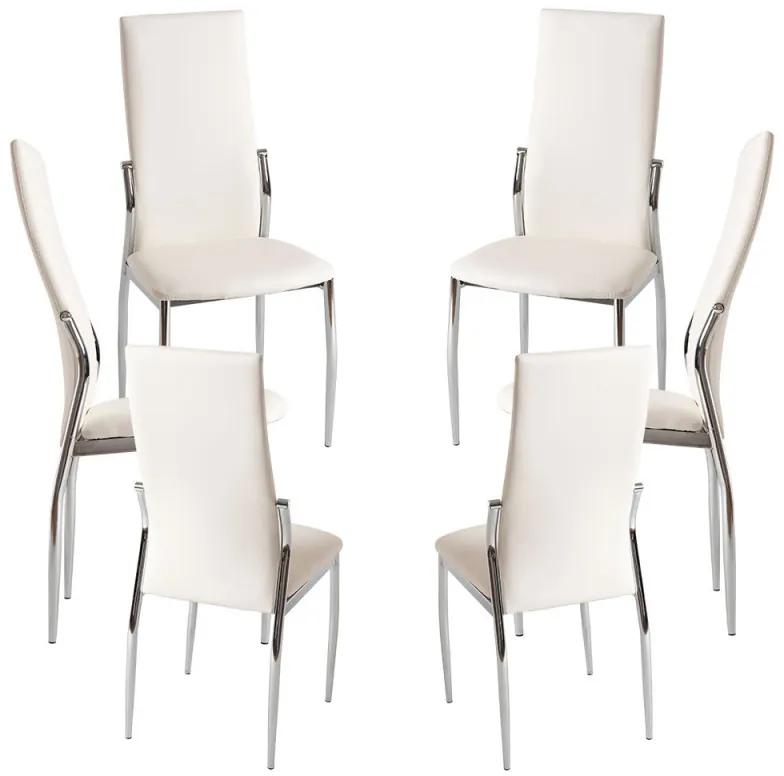 Pack 6 Cadeiras Yeki - Branco