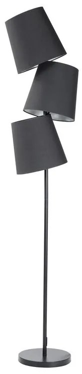 Candeeiro de pé preto 164 cm RIO GRANDE Beliani
