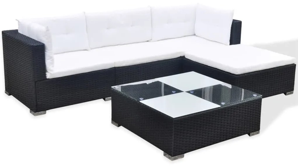 Conjunto Lounge Açores de Jardim - Sofá Chaise Longue e Mesa de Centro