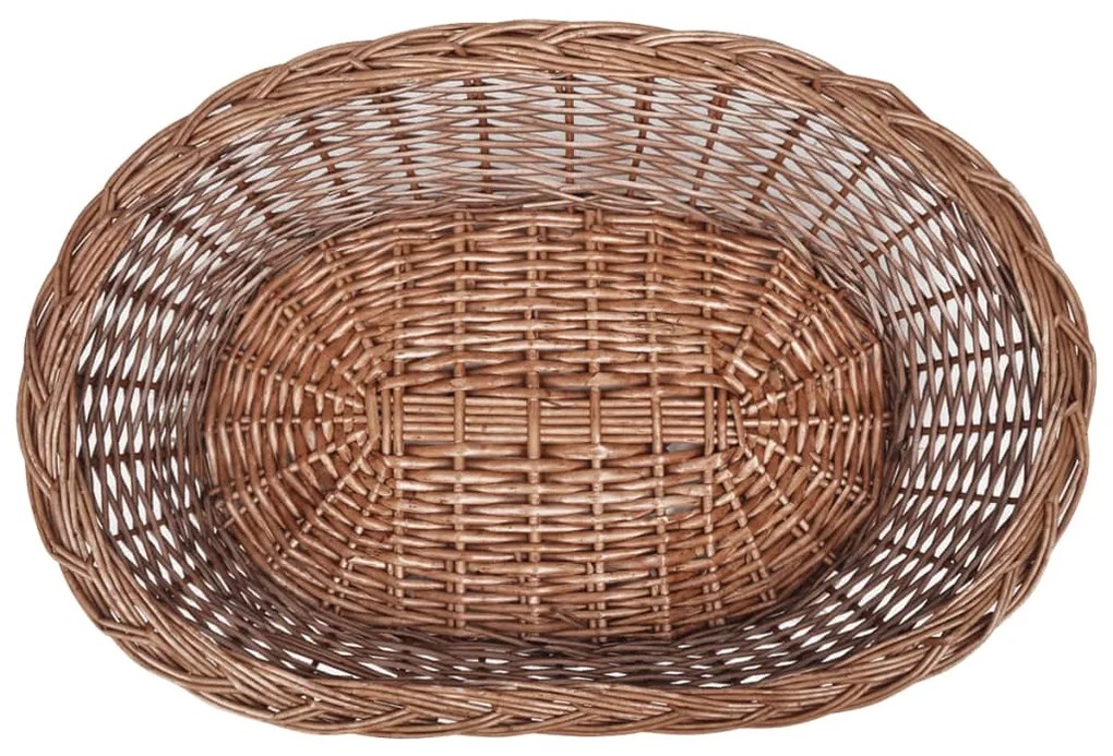 Cesto para cão/cama para animais de estimação salgueiro natural 69 cm