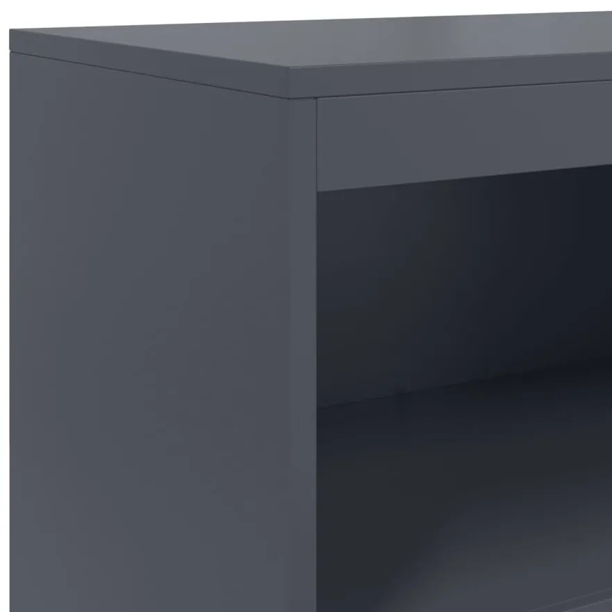Aparador alto 68,5x38,5x123,5 cm aço antracite