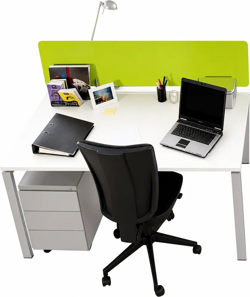 Ilha Posto de Trabalho WorkStation X 1200x1240x750mm – 2 Pessoas - Ergotimes