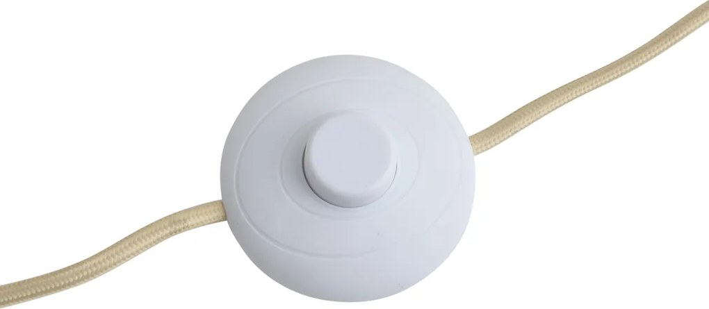 Candeeiro de Parede Moderno Bege 3 Luzes - Jeana Luxe