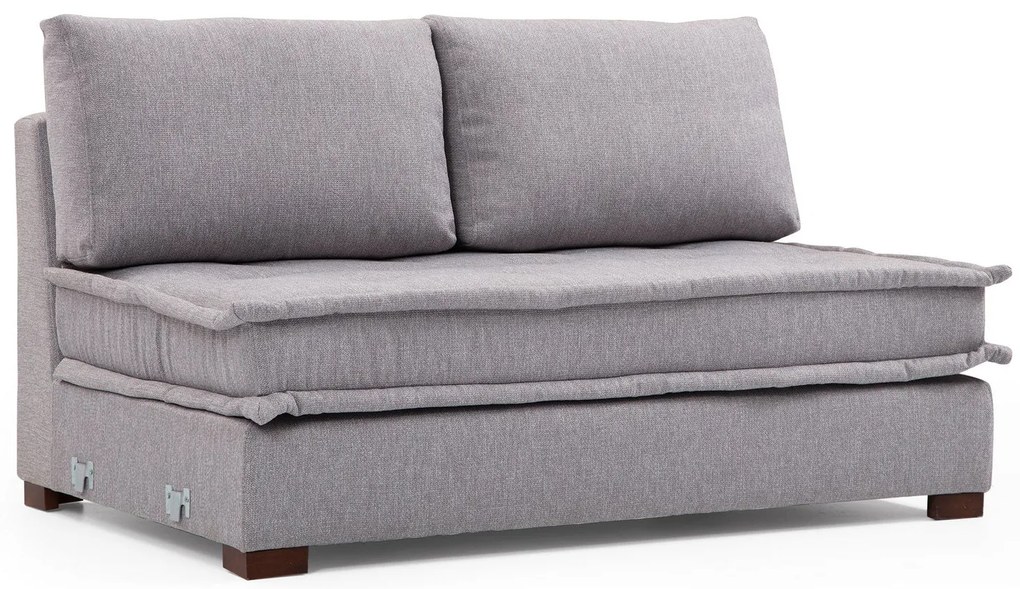 Sofá de Canto Lena – Cinzento Claro – 296 x 350 x 190 cm