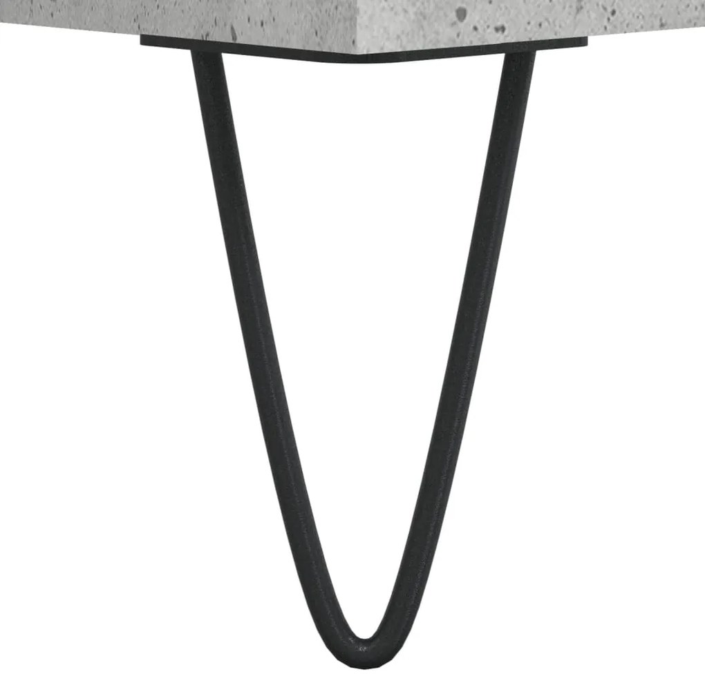 Sapateira 102x36x60 cm derivados de madeira cinzento cimento