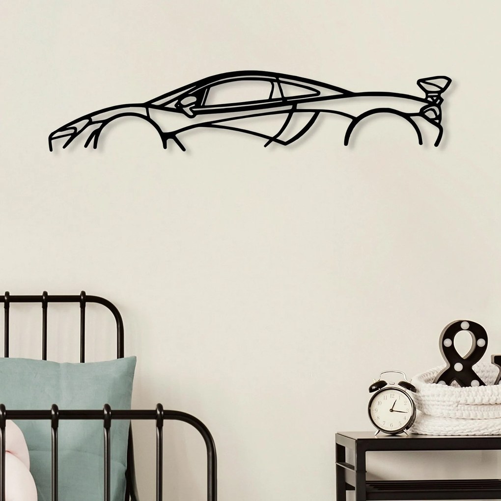 Acessório Decorativo de Parede Model-602 – Preto – 68 x 14 cm
