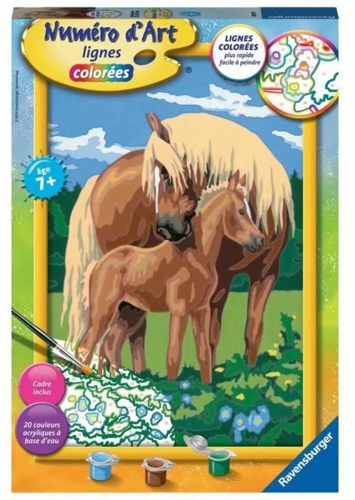 Desenhos para Pintar Ravensburger Proud Horses