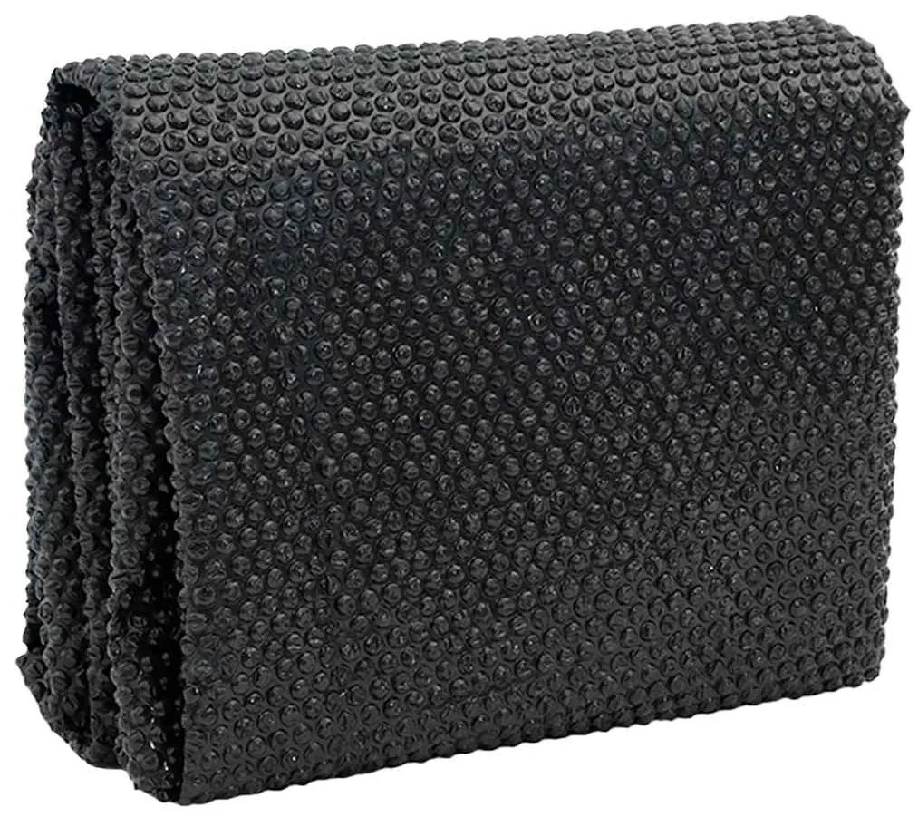Cobertura retangular para piscina 600x400 cm PE preto