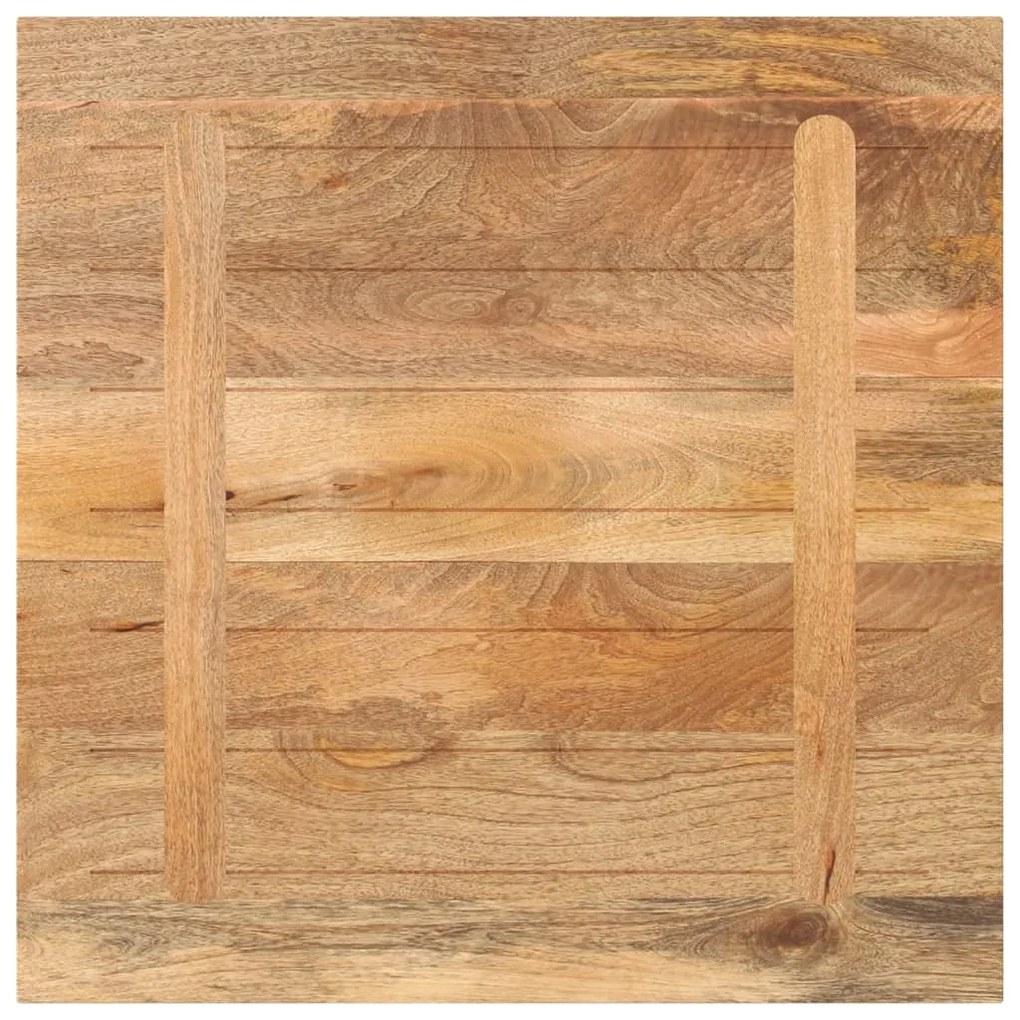 Tampo de mesa quadrado 80x80x3,8 cm mangueira maciça
