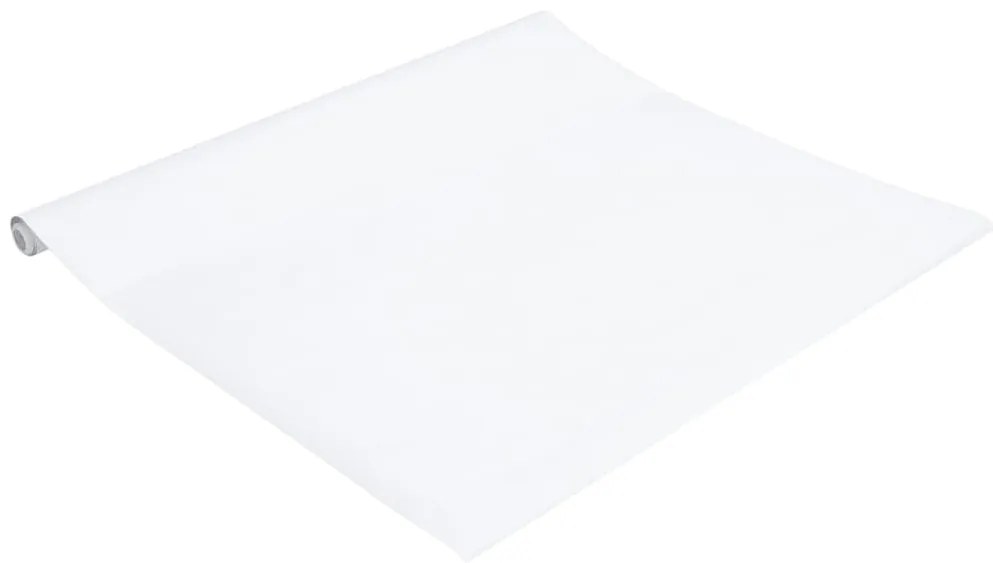 Autocolantes para móveis 90x500 cm PVC branco mate