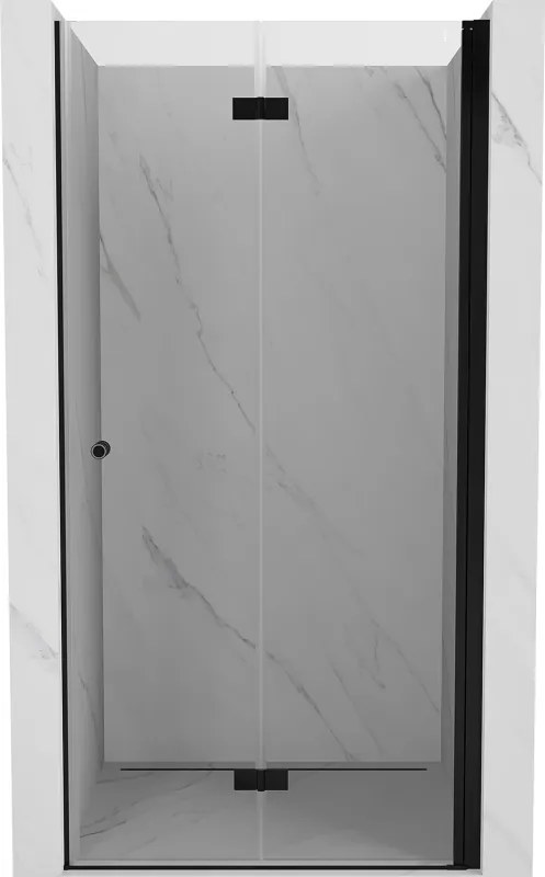 Mexen Mist-F porta de duche dobrável direita 105 cm, transparente, preta - 8A6-105-000-70-00-P