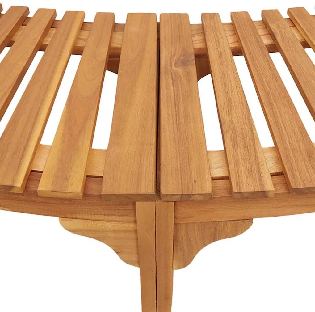 Surround para Hidromassagem Semicircular 252x111.5x55.5 cm Madeira Mac