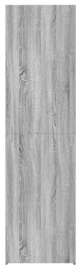 Armário alto 50x42,5x185 cm derivados de madeira cinza sonoma