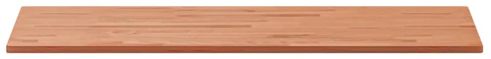 Tampo de mesa retangular 100x50x1,5 cm madeira de faia maciça