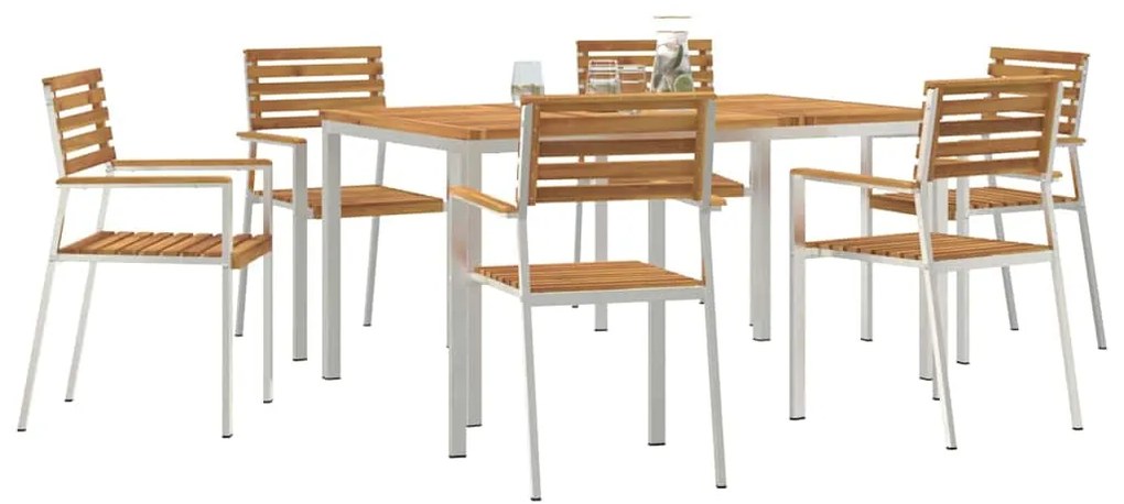 Conjunto de Jantar de Jardim 7 pcs