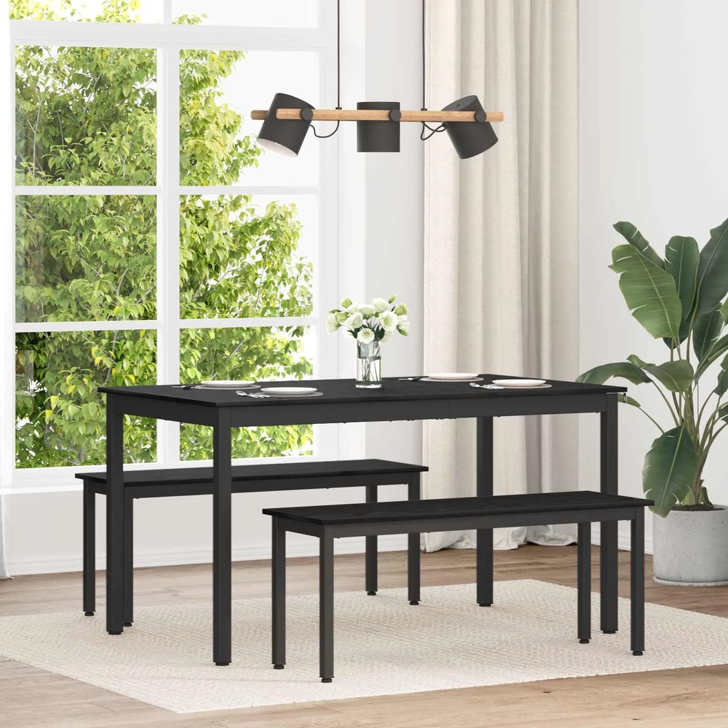 vidaXL Mesas de jantar METAL