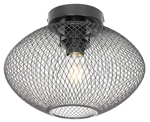 Luminária de teto industrial preta - Molly Industrial