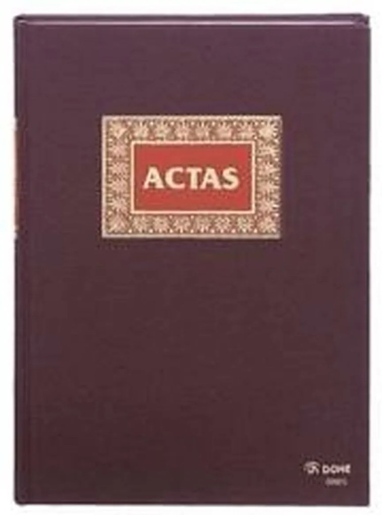 Livro de Actas Dohe 09921 Castanho-avermelhado A4