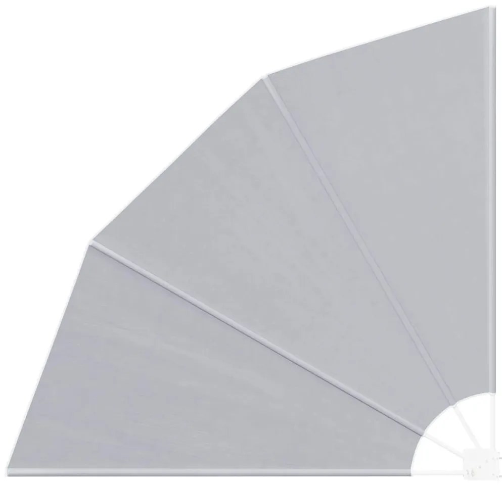 vidaXL Tela de Privacidade para Varanda Cinzeto 160 x 160 cm Poliéster