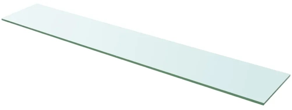 Prateleiras 2 pcs 110x20 cm vidro transparente