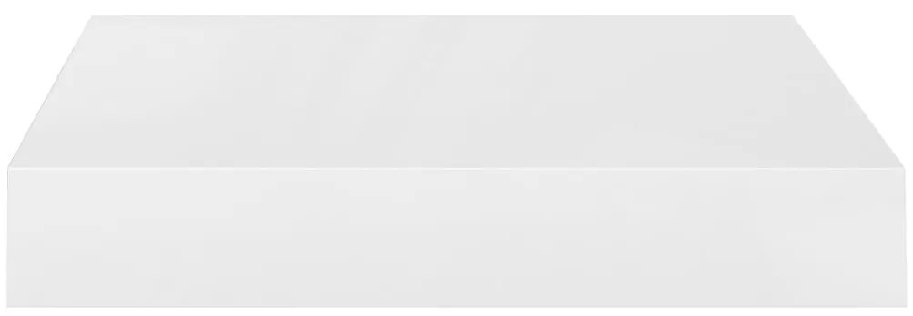 Prateleiras de parede suspensas 2 pcs 23x23,5x3,8cm MDF branco