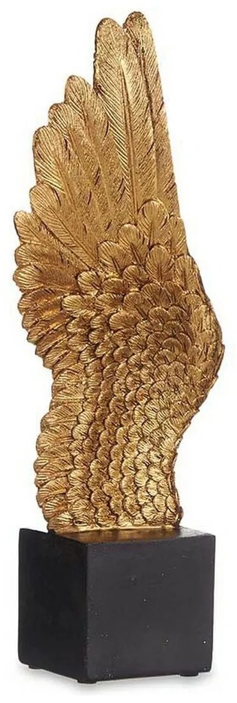 Figura Decorativa Dourado Asas de Anjo poliresina (8 x 33,5 x 13 cm)