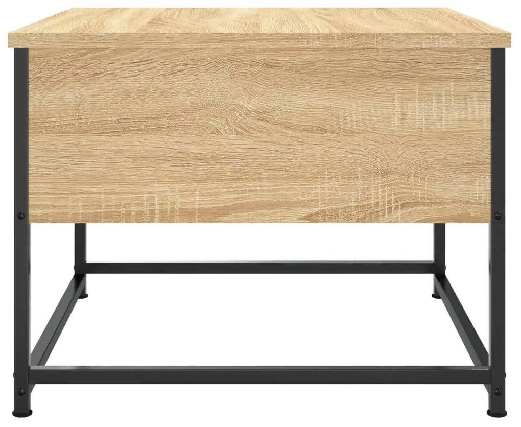 Mesa de centro 51x51x40 cm derivados de madeira carvalho sonoma