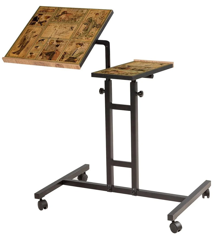 Secretária Ajustável para Portátil Glen – Atlantic Pine – 67 cm x 87 c