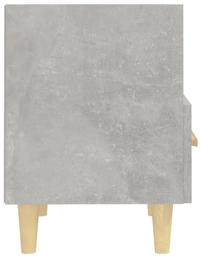 Mesas de cabeceira 2 pcs 40x35x47 cm cinzento cimento