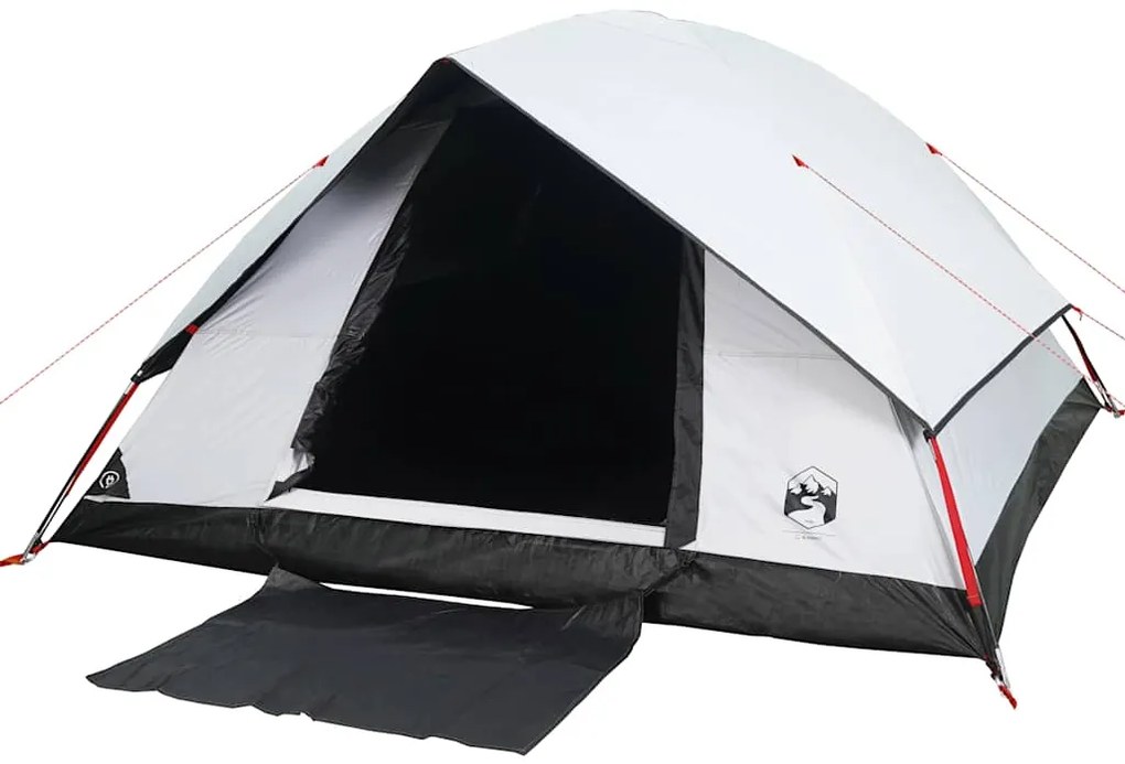 Tenda familiar cúpula p/ 6 pessoas opaca impermeável branco