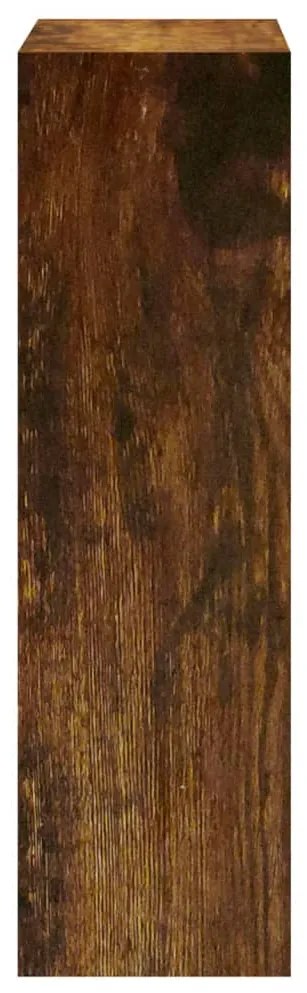 Sapateira 63x24x81 cm derivados de madeira carvalho fumado