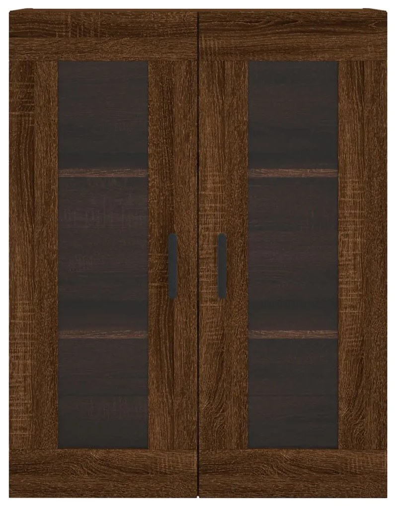 Armário de parede 69,5x34x90 cm carvalho castanho