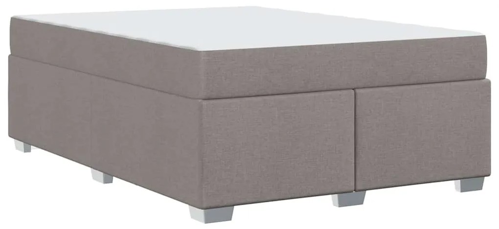 Estrutura da Cama Cinzento-acastanhado 160 x 200 cm tecido