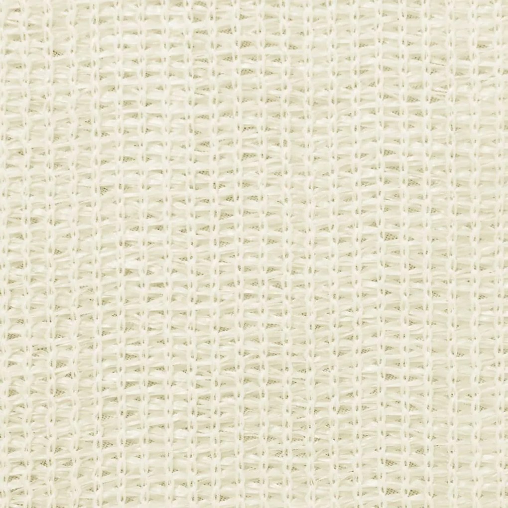 Tela de varanda 120x500 cm PEAD cor creme