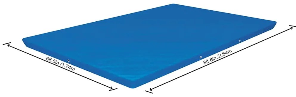 Cobertura de piscina Flowclear 259x170 cm