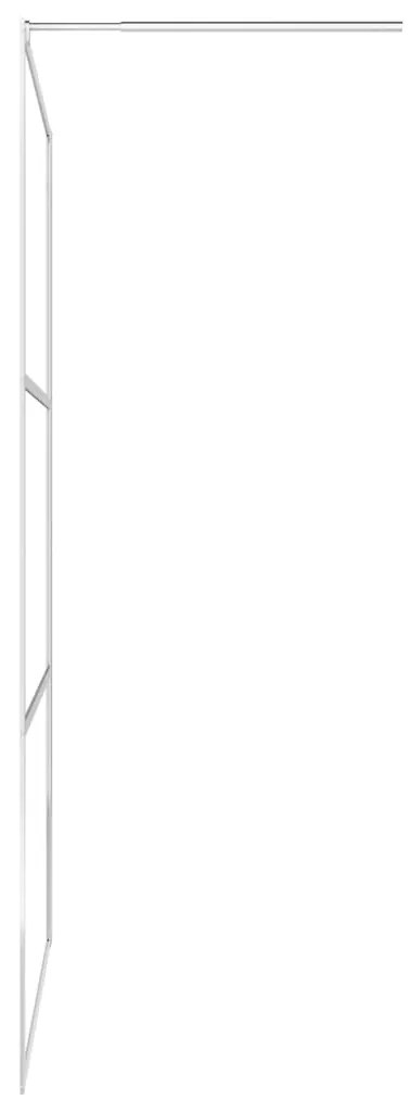 Divisória de chuveiro 140x195 cm vidro transparente ESG