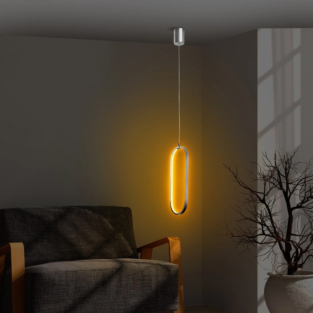 **** Chandelier Can – Chrome – 17 x 60-110 x 10 cm

**
