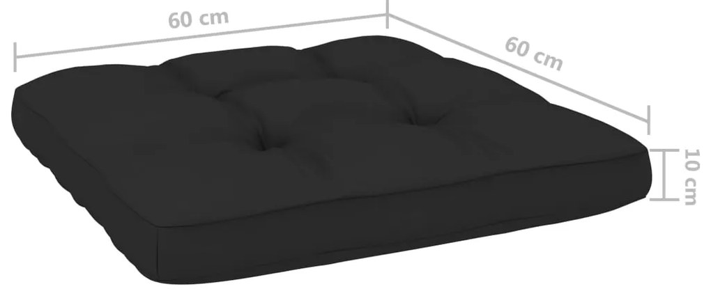 3 pcs conjunto lounge de jardim com almofadões pinho impregnado