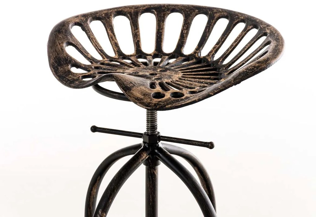Banco de bar Mimosa 43 x 74-94 x 43 cm Bronze