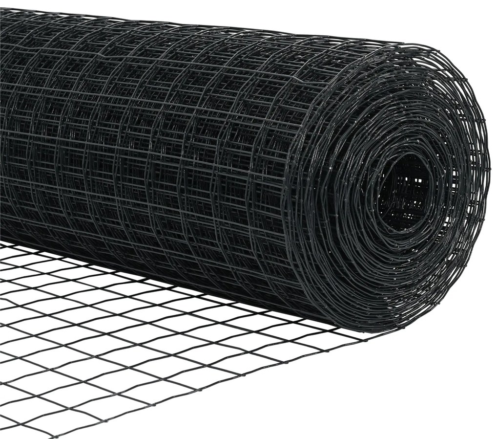 Cerca Euro Cinza 0.4x25 m Aço