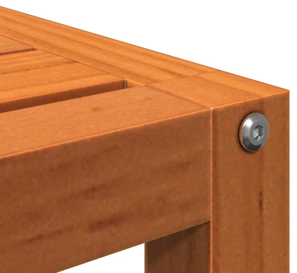 Suportes para vasos 3 pcs madeira de pinho maciça castanho-mel