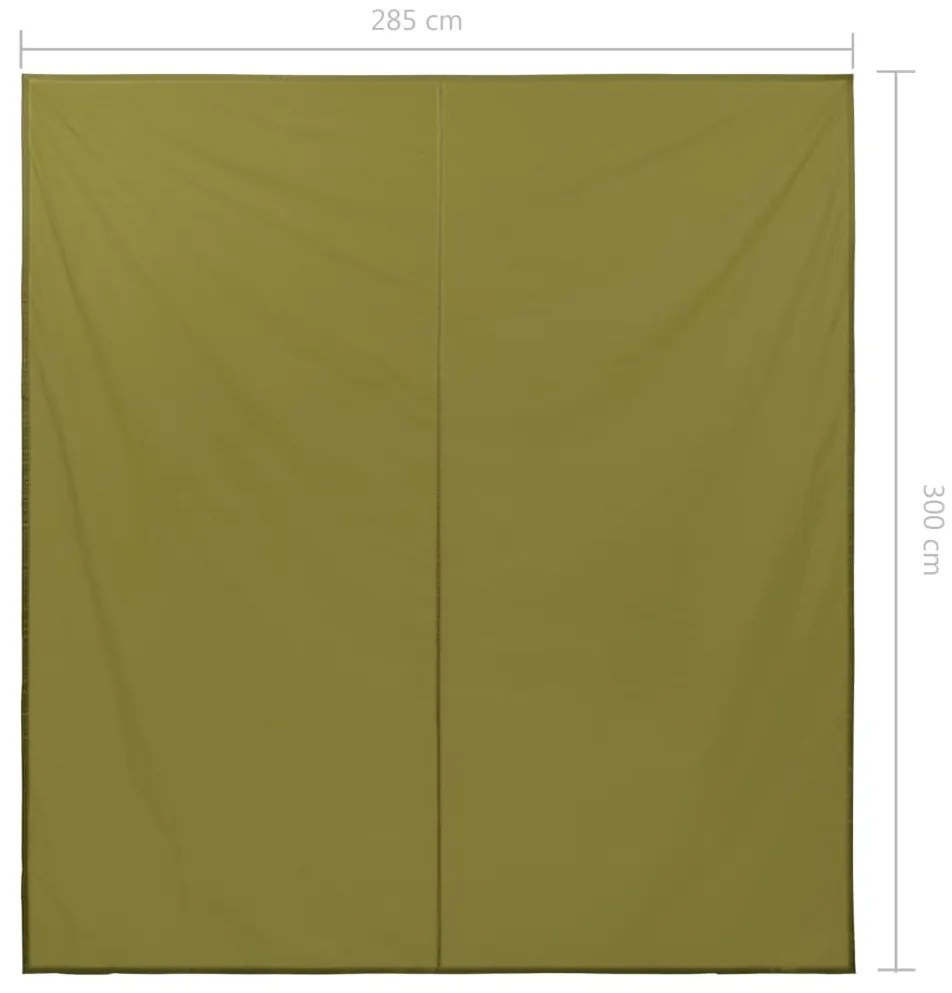 Lona de exterior 3x2,85 m verde