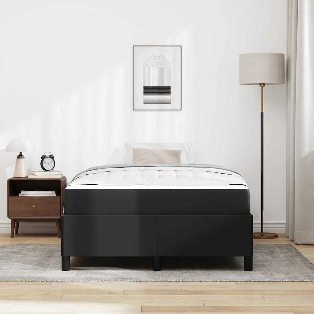 Estrutura de cama com colchão Preto 120 x 190 cm