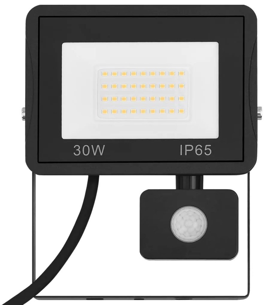 Projetor c/ iluminação LED e sensor 30 W branco frio