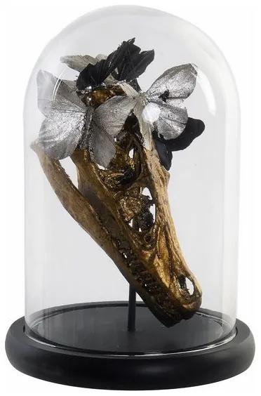 Figura Decorativa Dkd Home Decor Metal Resina Cristal Glam