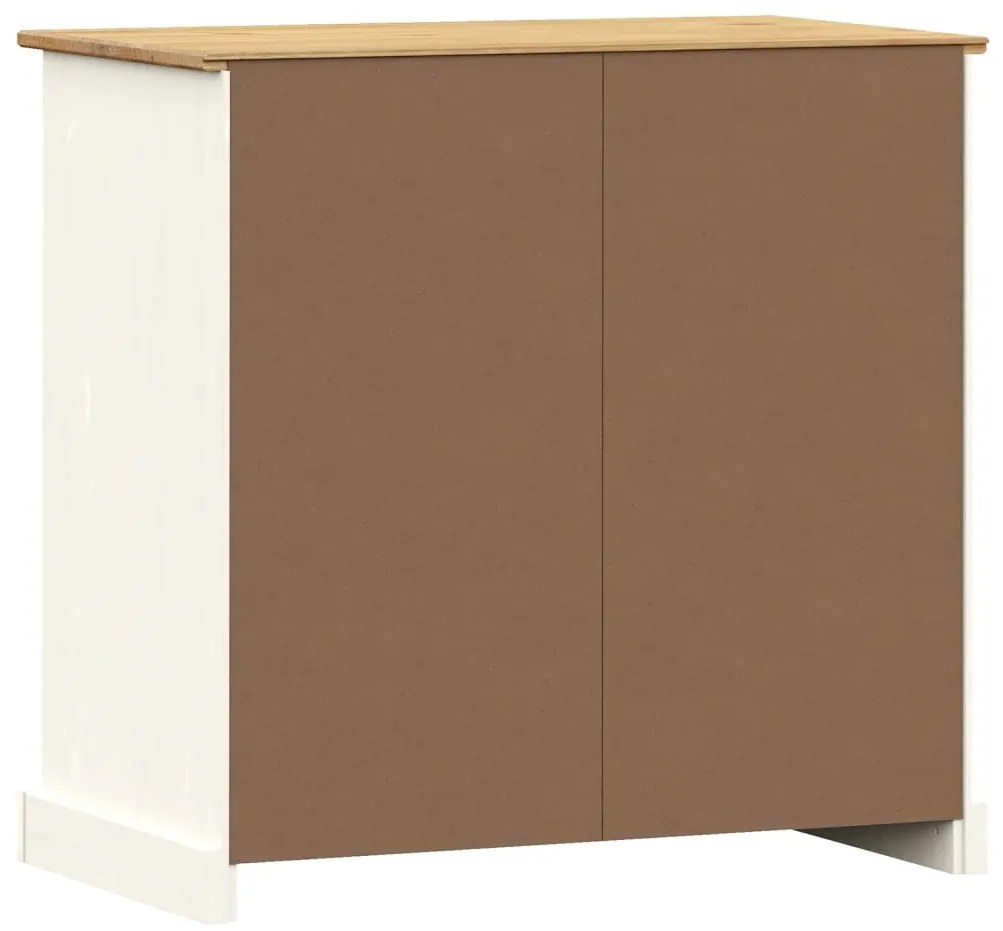 Aparador com gavetas VIGO 78x40x75 cm pinho maciço branco
