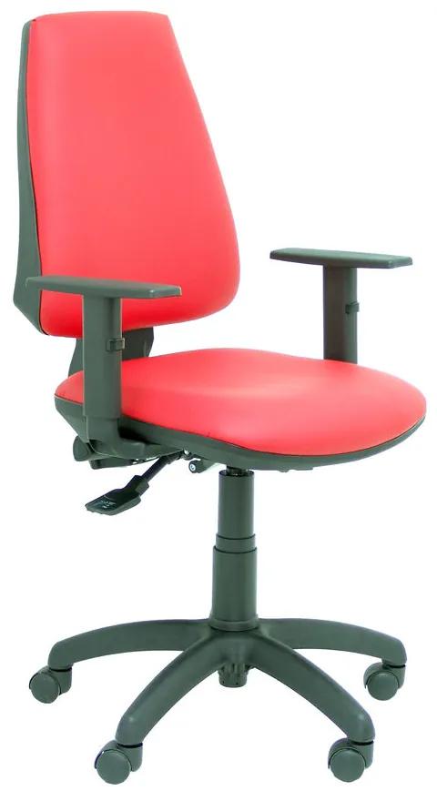 Cadeira de Escritório Piqueras Y Crespo SSPV79N Vermelho Imitação de Couro