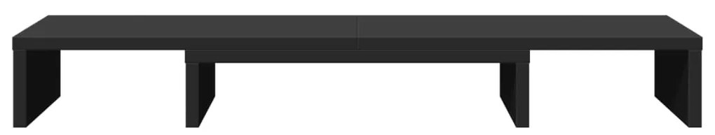 Suporte para monitor ajustável derivados de madeira preto