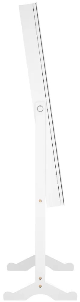 Móvel para joias independente espelhado 42x38x152 cm branco