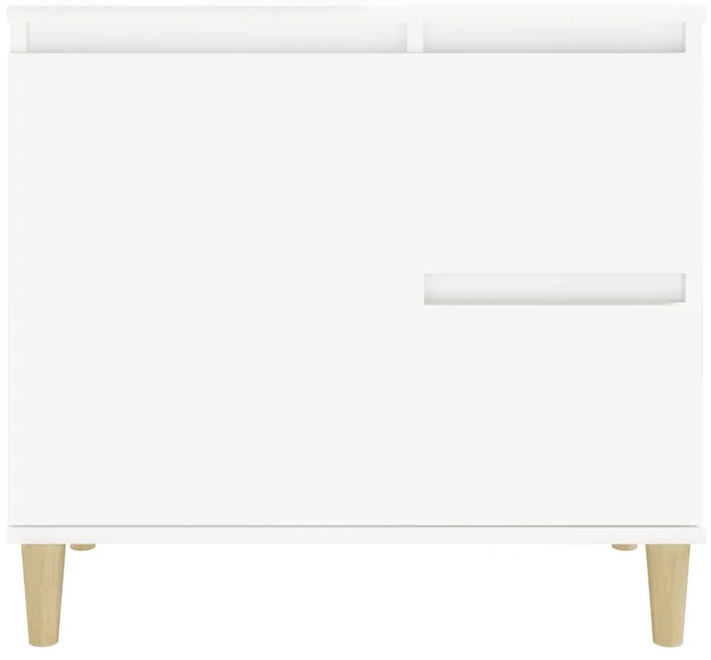 Armário de casa de banho 65x33x60cm derivados de madeira branco